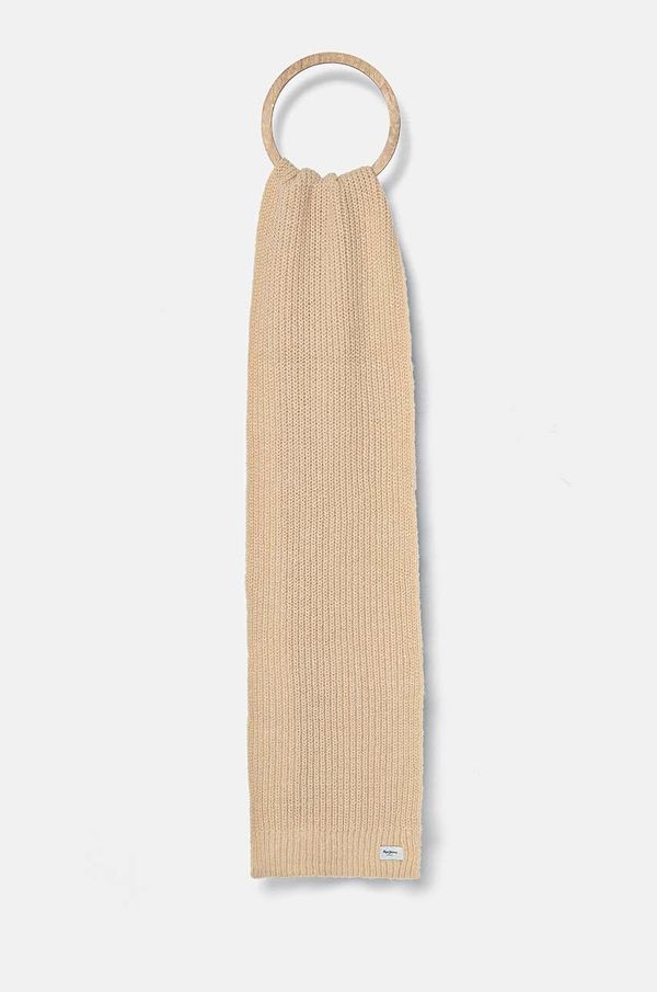 Pepe Jeans Šal Pepe Jeans WENEBA SCARF za žene, boja: bež, bez uzorka, PL060197