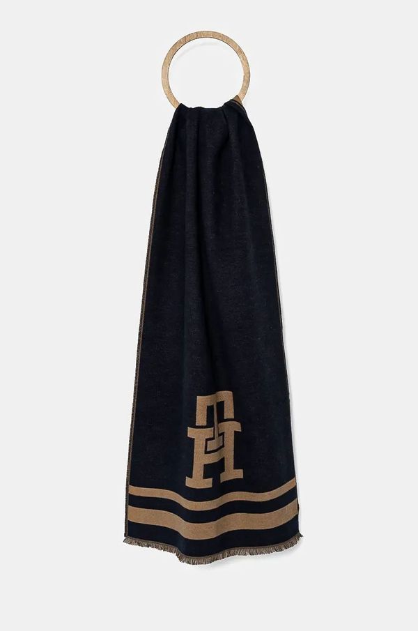 Tommy Hilfiger Šal Tommy Hilfiger za žene, boja: tamno plava, s uzorkom, AW0AW16995