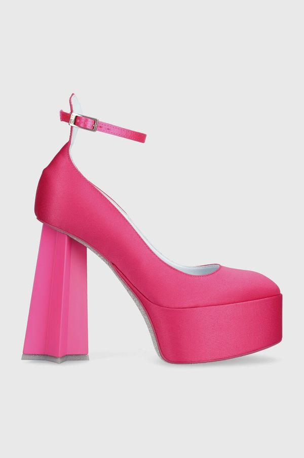 Chiara Ferragni Salonke Chiara Ferragni boja: ružičasta, s debelom potpeticom, CF3240_011