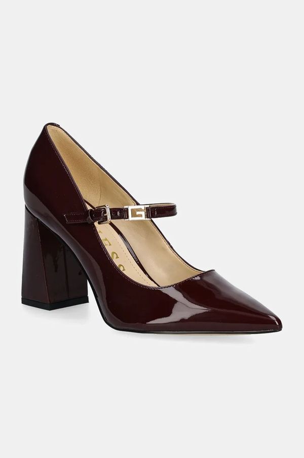 Guess Salonke Guess BARRIAL boja: bordo, s debelom potpeticom, FLFBRR PAF08