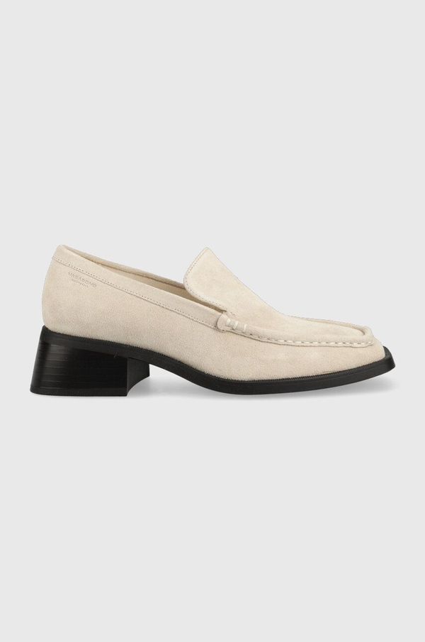 Vagabond Shoemakers Salonke od brušene kože Vagabond Shoemakers BLANCA za žene, boja: bež, s debelom potpeticom, 5417.640.02