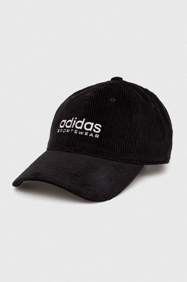 adidas Performance Samtana kapa sa šiltom adidas Performance boja: crna, s aplikacijom