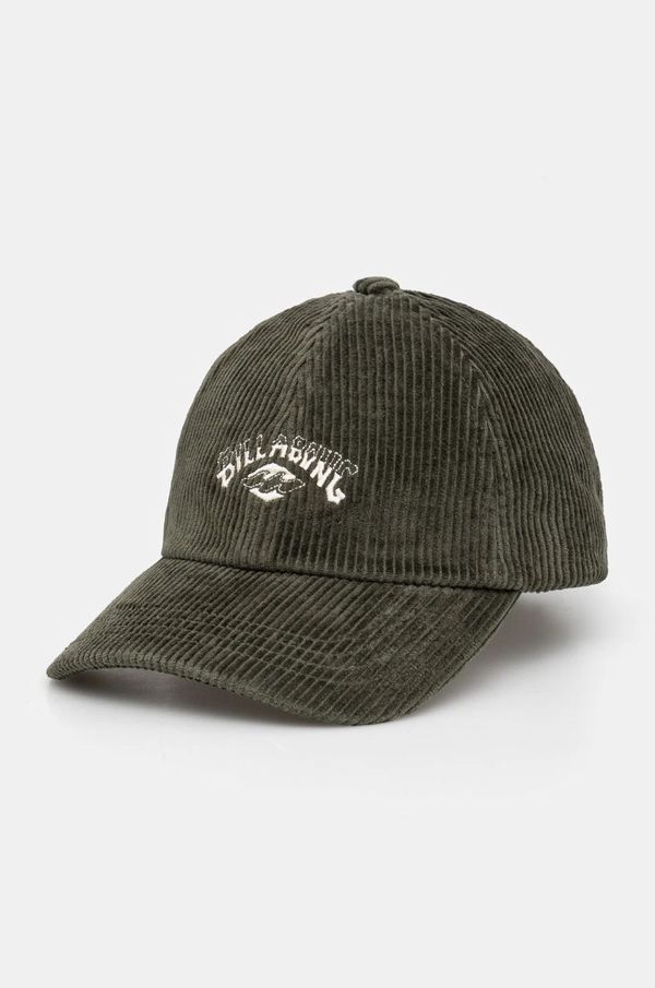 Billabong Samtana kapa sa šiltom Billabong Essential Cord boja: zelena, s aplikacijom, EBJHA00114
