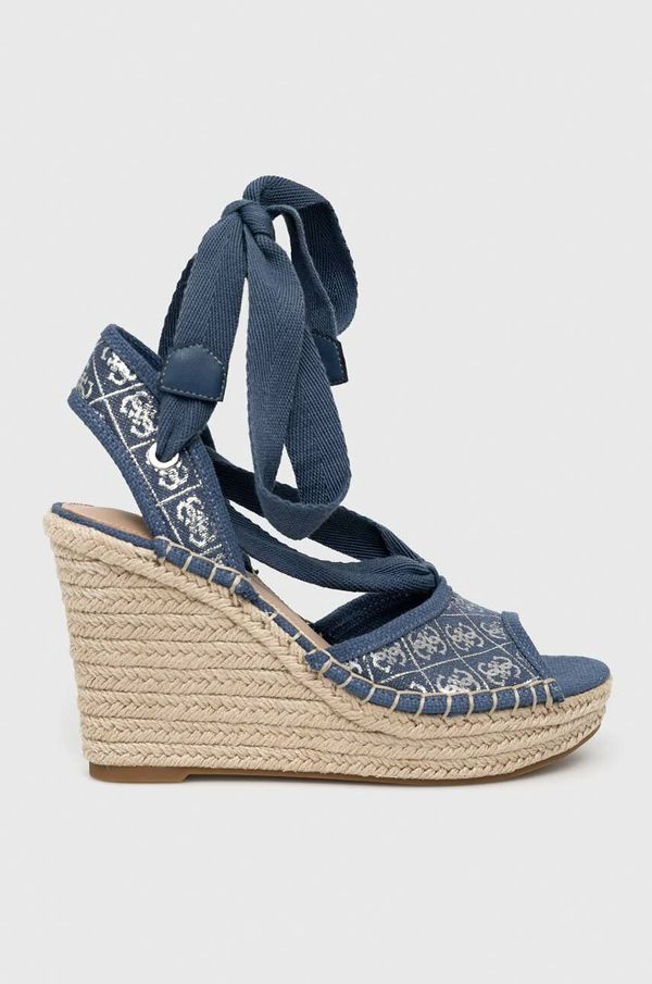 Guess Sandale Guess HALONA za žene, klin peta