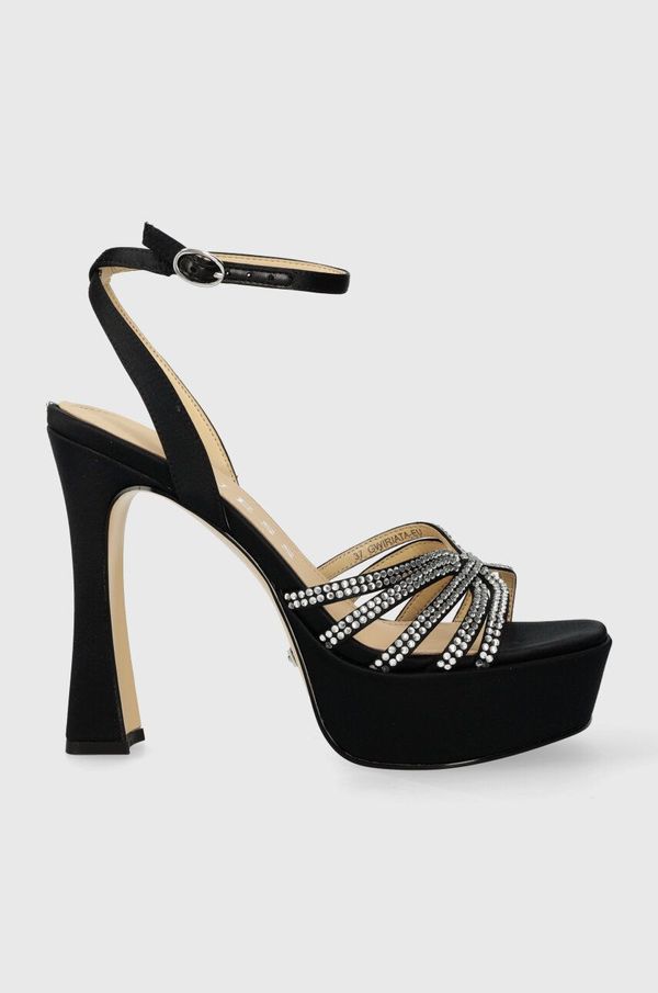 Guess Sandale Guess IRIATA boja: crna, FLPIRT SAT03