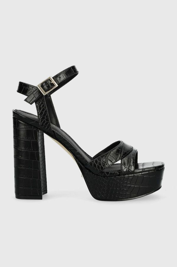 Guess Sandale Guess ZELINA boja: crna, FL6ZLI PEL03
