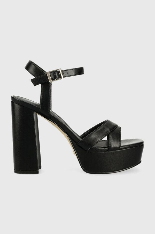 Guess Sandale Guess ZELINE boja: crna, FL6ZLE ELE03