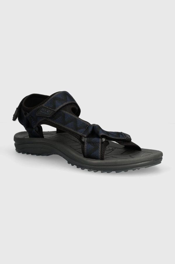 Jack Wolfskin Sandale Jack Wolfskin Wave Breaker za muškarce, boja: tamno plava