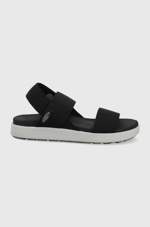 Keen Sandale Keen Elle Backstrap za žene, boja: crna, s platformom, 1022620-BLACK