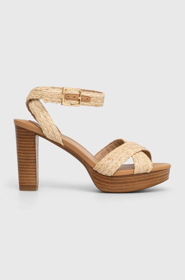 Lauren Ralph Lauren Sandale Lauren Ralph Lauren Sasha boja: bež, 802925274001