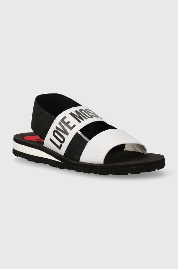 Love Moschino Sandale Love Moschino za žene, boja: bijela, JA16033G0IJN410A