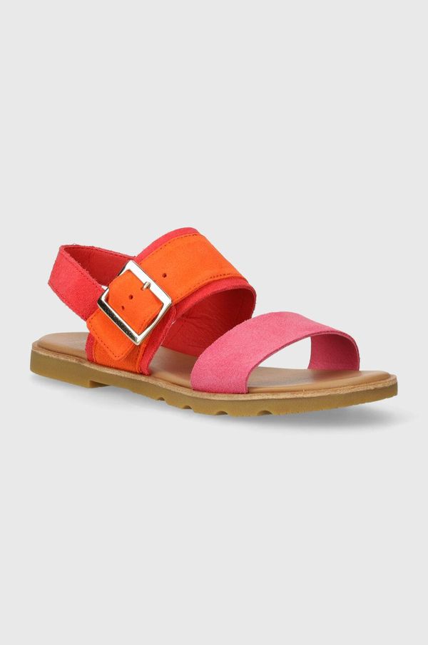 Sorel Sandale od brušene kože Sorel ELLA III SLINGBACK za žene, boja: ružičasta, 2069721617