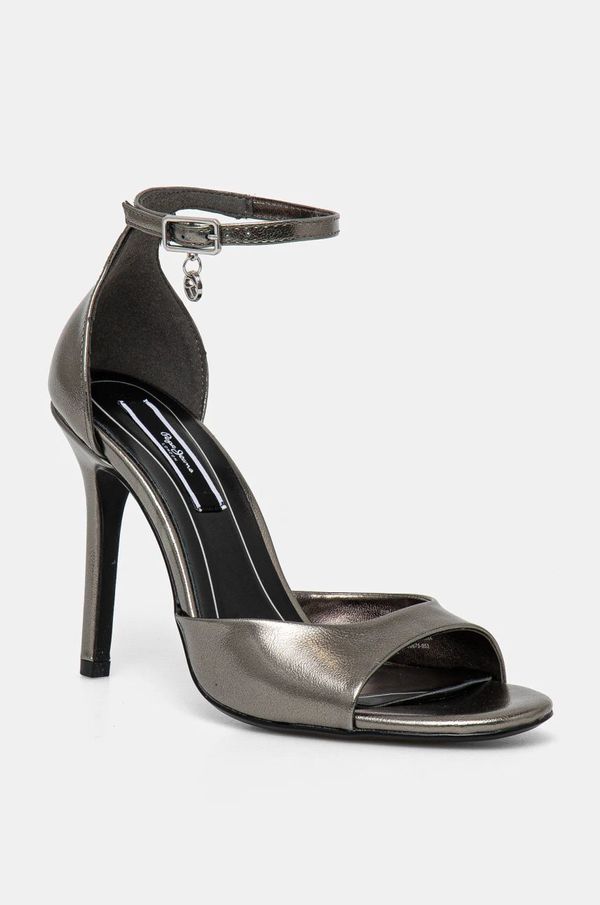 Pepe Jeans Sandale Pepe Jeans CINDY SHINY boja: siva, PLS90675