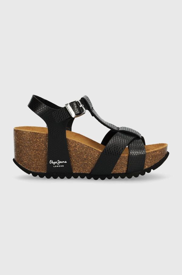 Pepe Jeans Sandale Pepe Jeans PLS80007 boja: crna, COURTNEY FREE