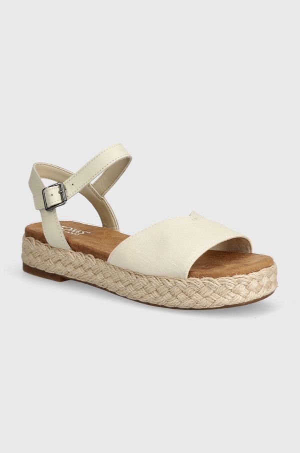 Toms Sandale Toms Abby boja: bež, s platformom, 10020768