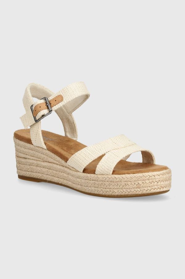 Toms Sandale Toms Audrey boja: bež, 10020758