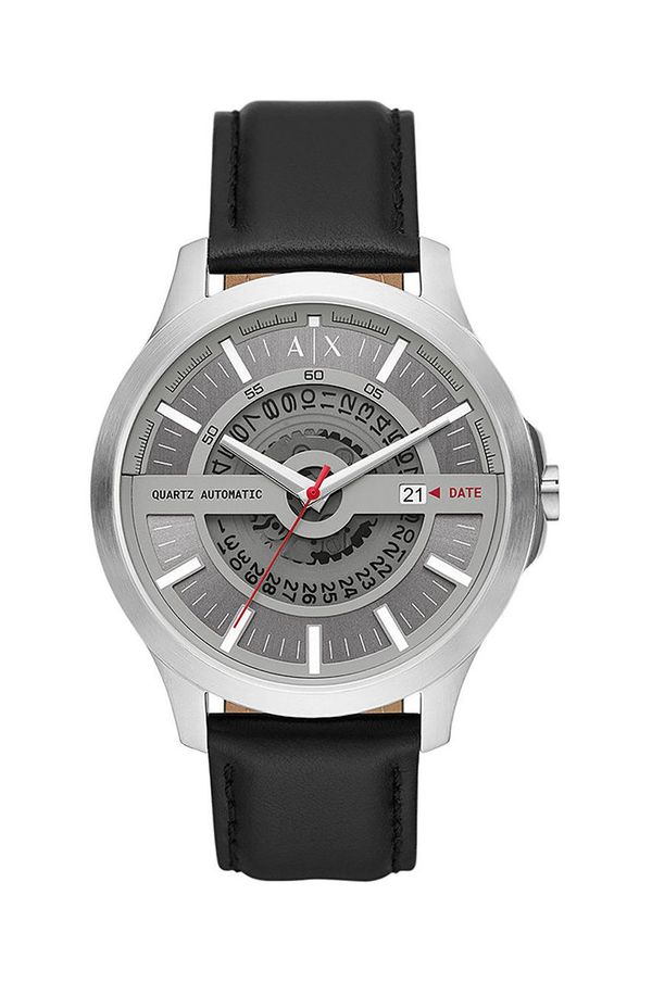 Armani Exchange Sat Armani Exchange za muškarce, boja: srebrna