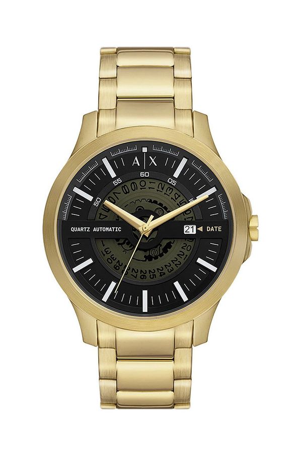 Armani Exchange Sat Armani Exchange za muškarce, boja: zlatna