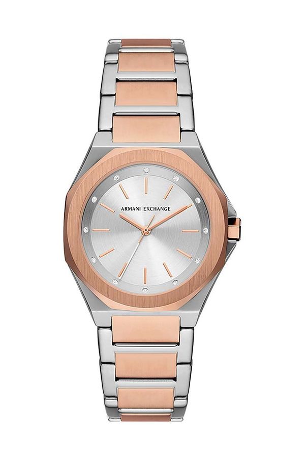 Armani Exchange Sat Armani Exchange za žene, boja: srebrna