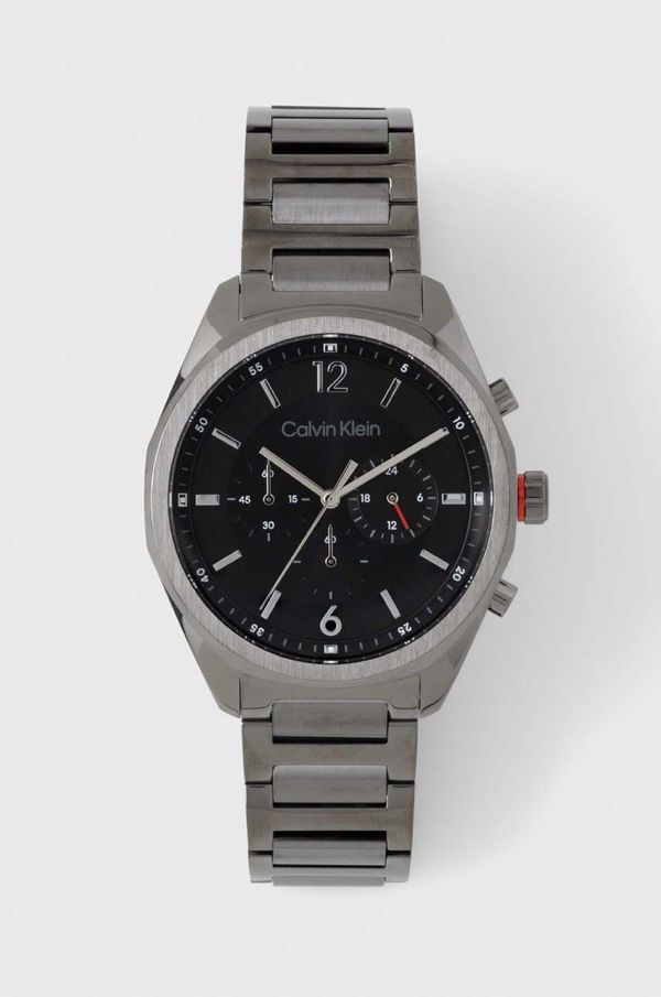 Calvin Klein Sat Calvin Klein 25200267 za muškarce, boja: siva