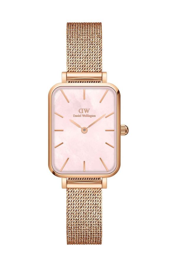 Daniel Wellington Sat Daniel Wellington Quadro 20x26 za žene, boja: ružičasta