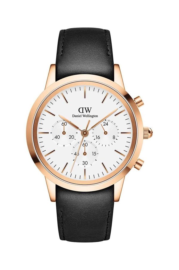 Daniel Wellington Sat Daniel Wellington za muškarce, boja: crna