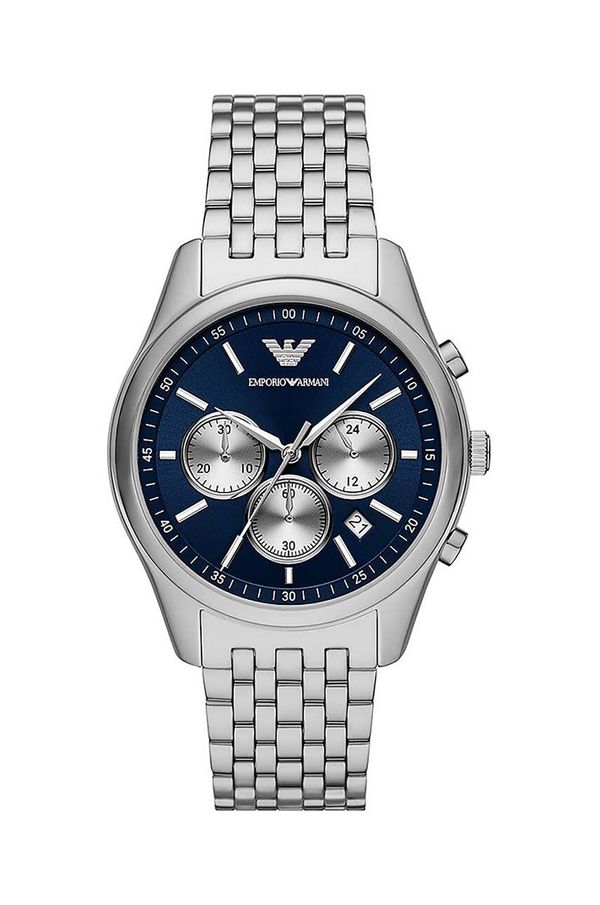 Emporio Armani Sat Emporio Armani AR11582 za muškarce, boja: srebrna