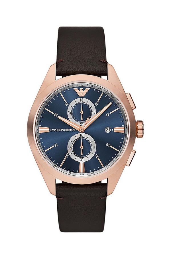 Emporio Armani Sat Emporio Armani za muškarce, boja: crvena