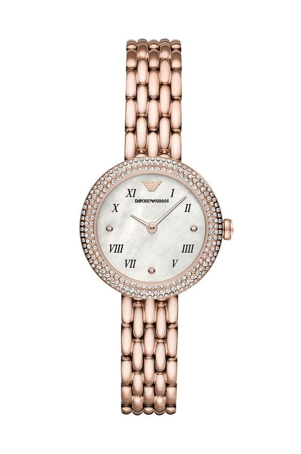 Emporio Armani Sat Emporio Armani za žene, boja: zlatna