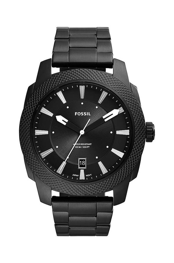 Fossil Sat Fossil FS5971 za muškarce, boja: crna