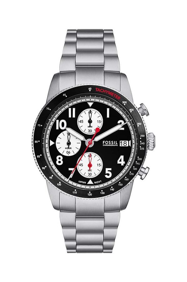 Fossil Sat Fossil FS6045 za muškarce, boja: srebrna