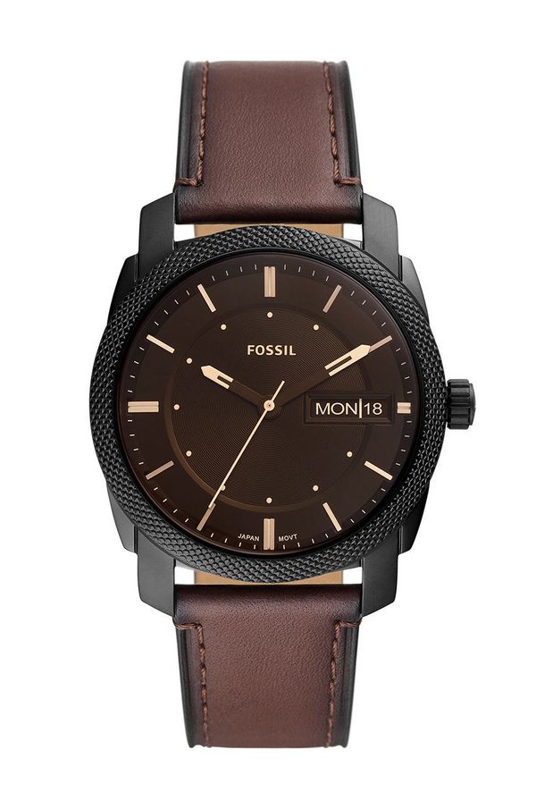 Fossil Sat Fossil za muškarce, boja: crna