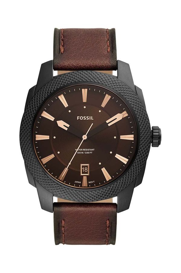 Fossil Sat Fossil za muškarce, boja: crna