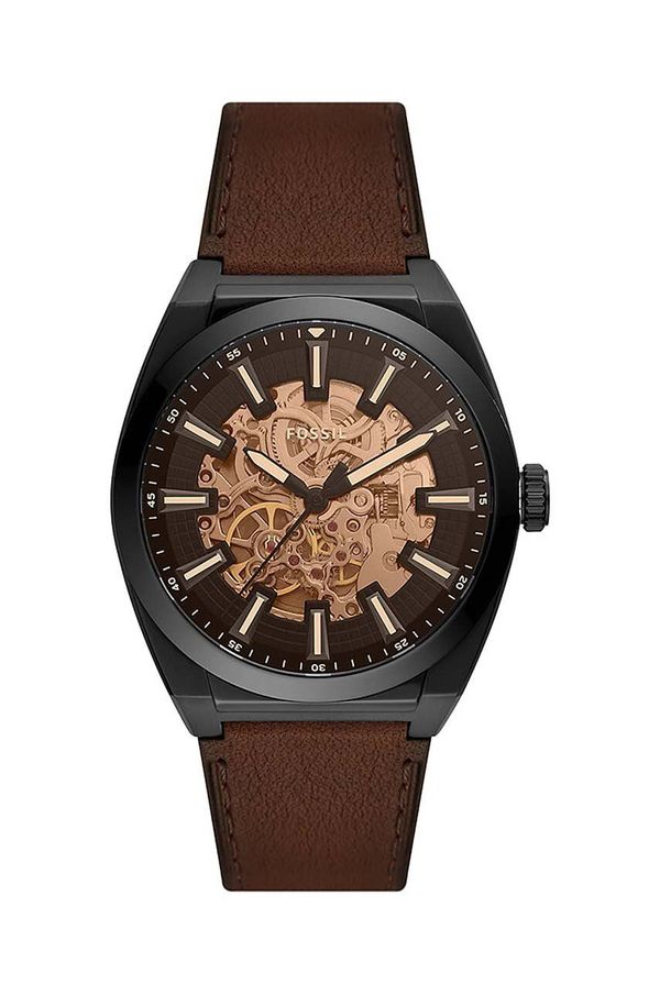 Fossil Sat Fossil za muškarce, boja: crna
