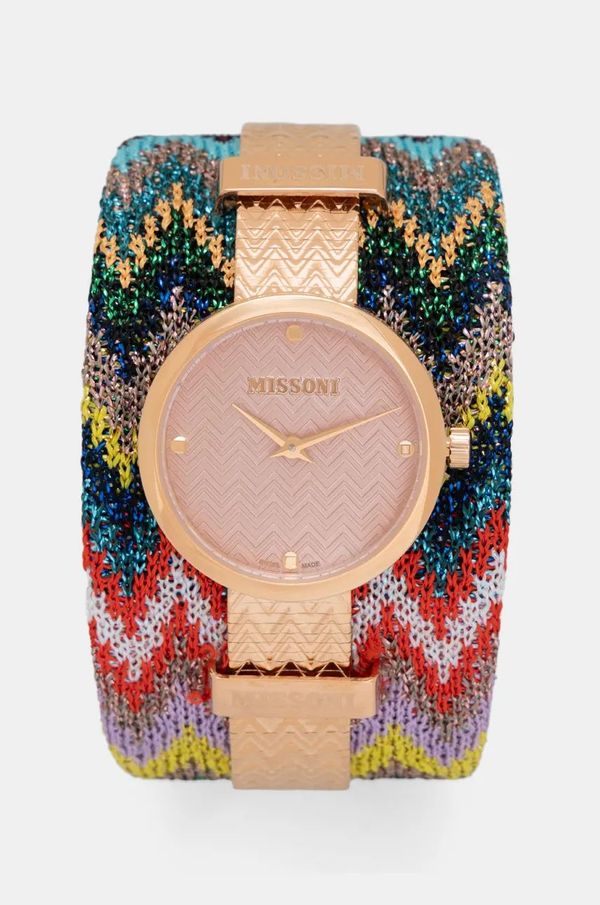 Missoni Sat Missoni za žene, boja: ružičasta, MWY102222
