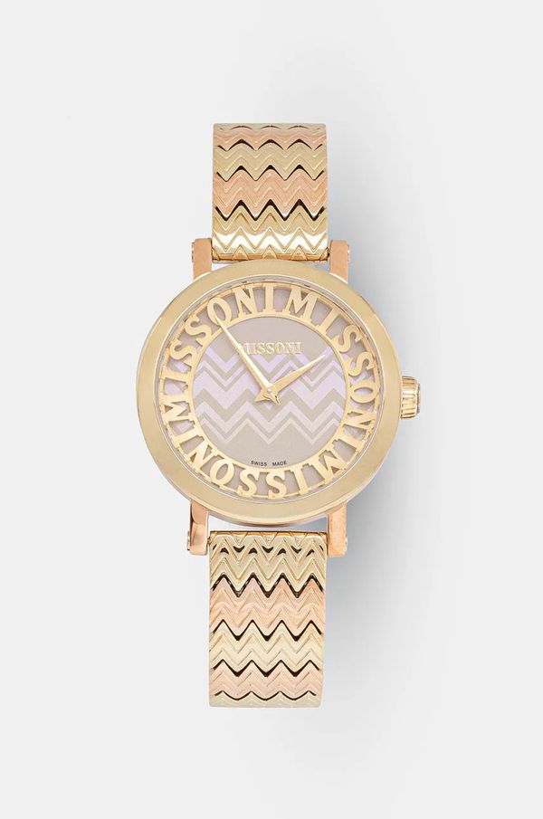 Missoni Sat Missoni za žene, boja: zlatna, MWCY00523