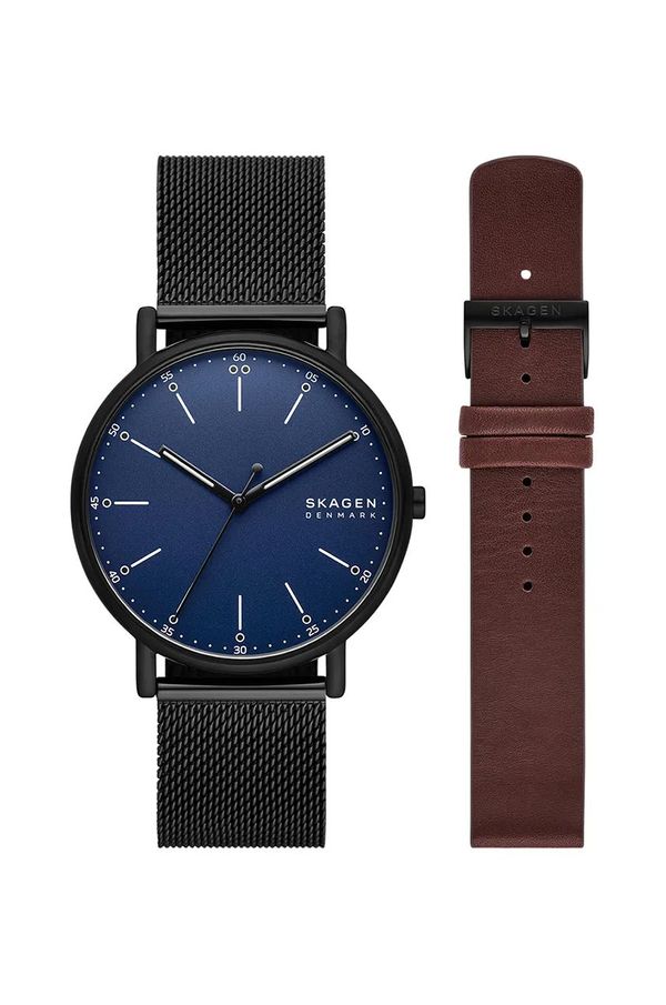 Skagen Sat Skagen za muškarce, boja: crna, SKW6933SET