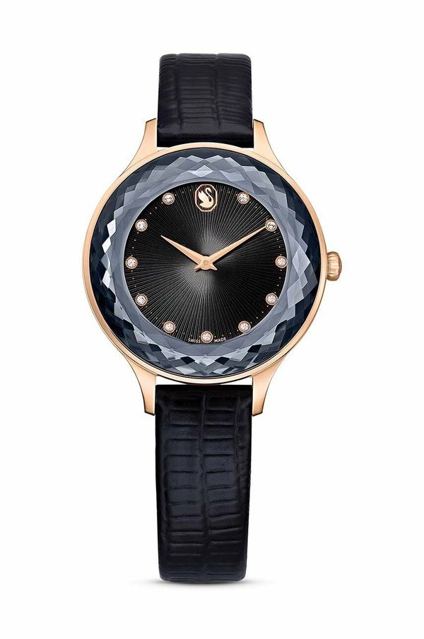 Swarovski Sat Swarovski OCTEA NOVA 5650033 za žene, boja: crna