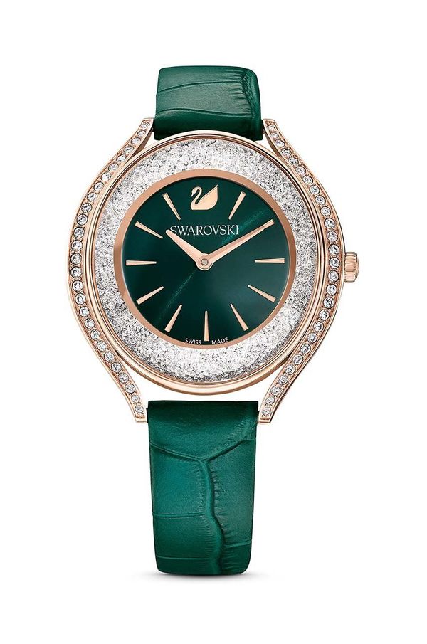 Swarovski Sat Swarovski za žene, boja: zelena