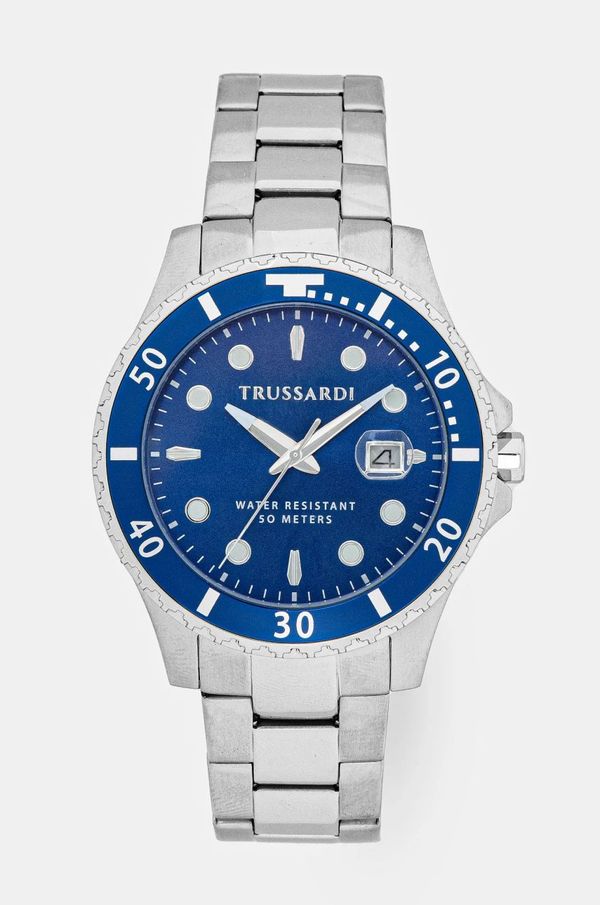 Trussardi Sat Trussardi CITY LIFE za muškarce, boja: srebrna, R2453169006
