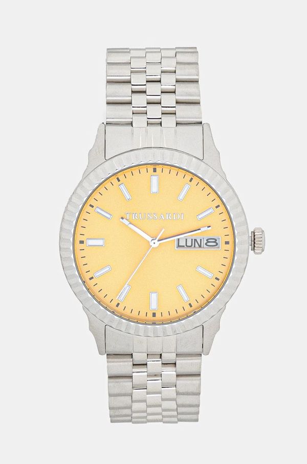 Trussardi Sat Trussardi T-BENT za muškarce, boja: srebrna, R2453141013