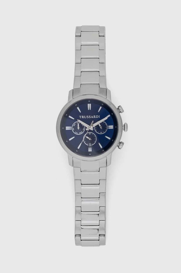 Trussardi Sat Trussardi za muškarce, boja: srebrna, R2453147013
