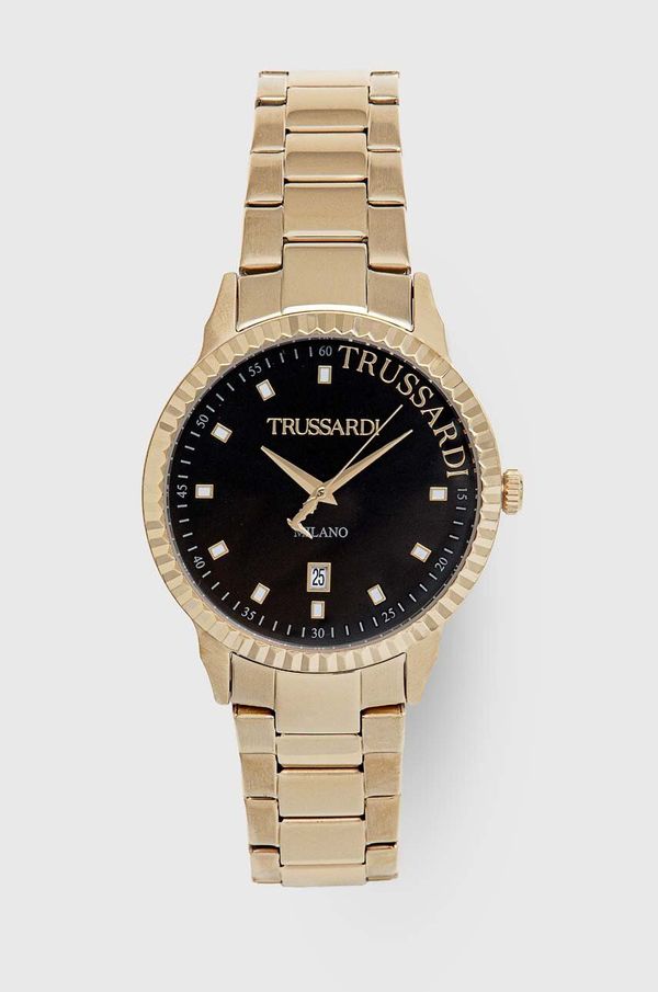 Trussardi Sat Trussardi za muškarce, boja: zlatna, R2453141005