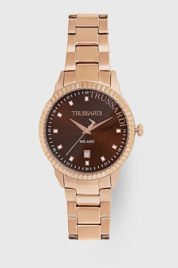 Trussardi Sat Trussardi za muškarce, boja: zlatna, R2453141008