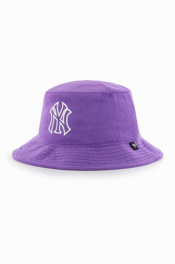 47brand Šešir 47brand MLB New York Yankees boja: ljubičasta 0