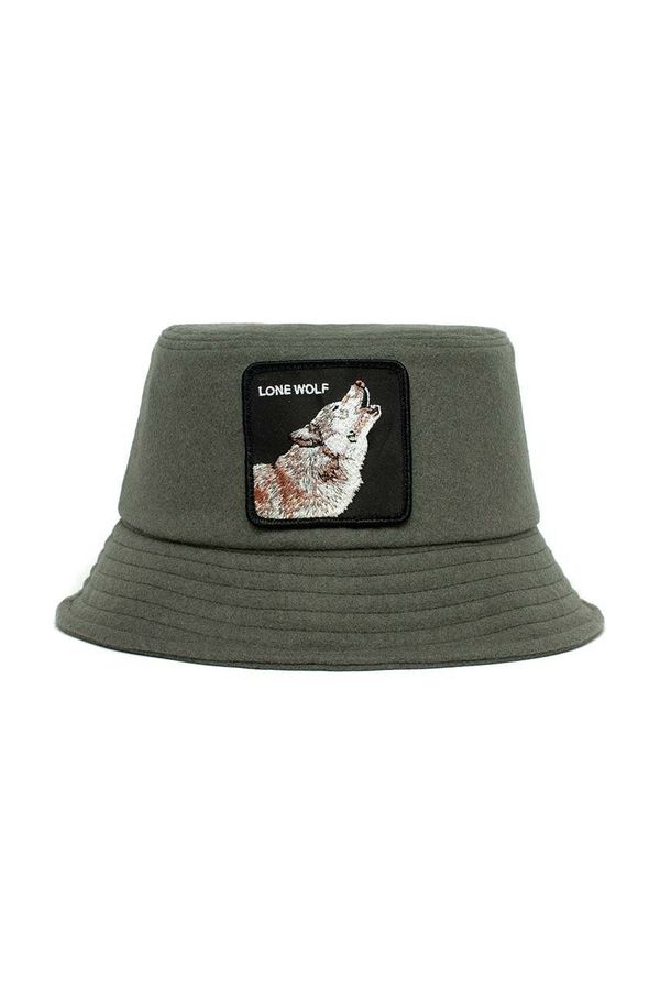 Goorin Bros Šešir Goorin Bros Wolf Heat boja: zelena, vuneni