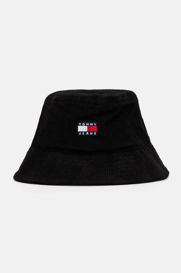 Tommy Jeans Šešir od samta Tommy Jeans boja: crna, AM0AM12639