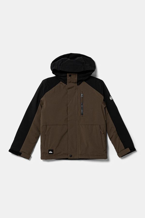 Quiksilver Skijaška jakna Quiksilver MISSION BLOCK JK boja: smeđa, EQBTJ03180