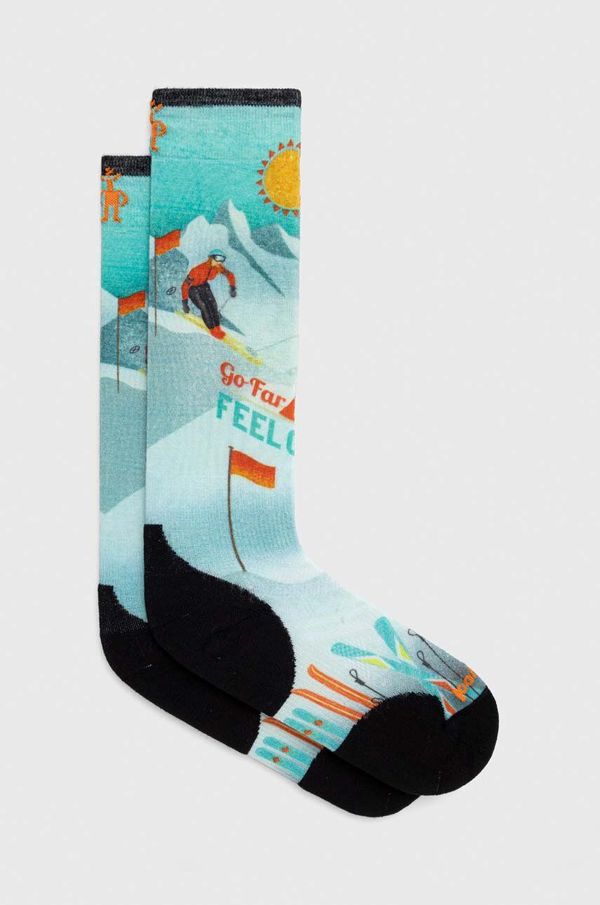 Smartwool Skijaške čarape Smartwool Targeted Cushion Snow Bunny Print OTC