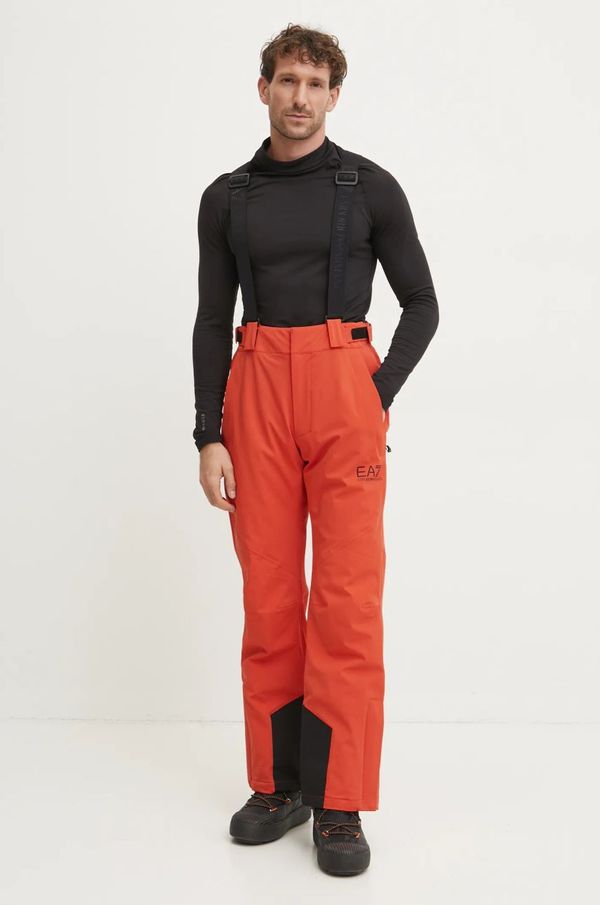 EA7 Emporio Armani Skijaške hlače EA7 Emporio Armani Kitzbuhel Protectum boja: narančasta, PNCJZ.6DPP27